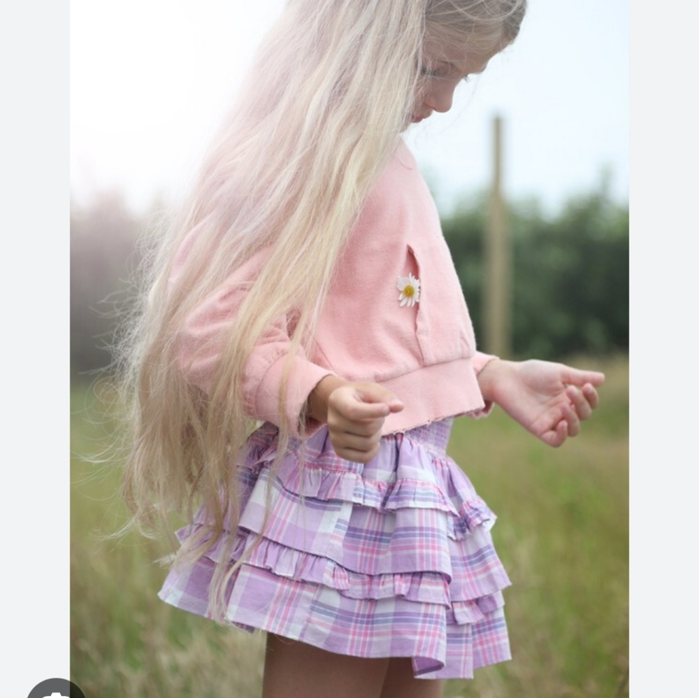LOVESHACKFANCY GIRLS SKIRT